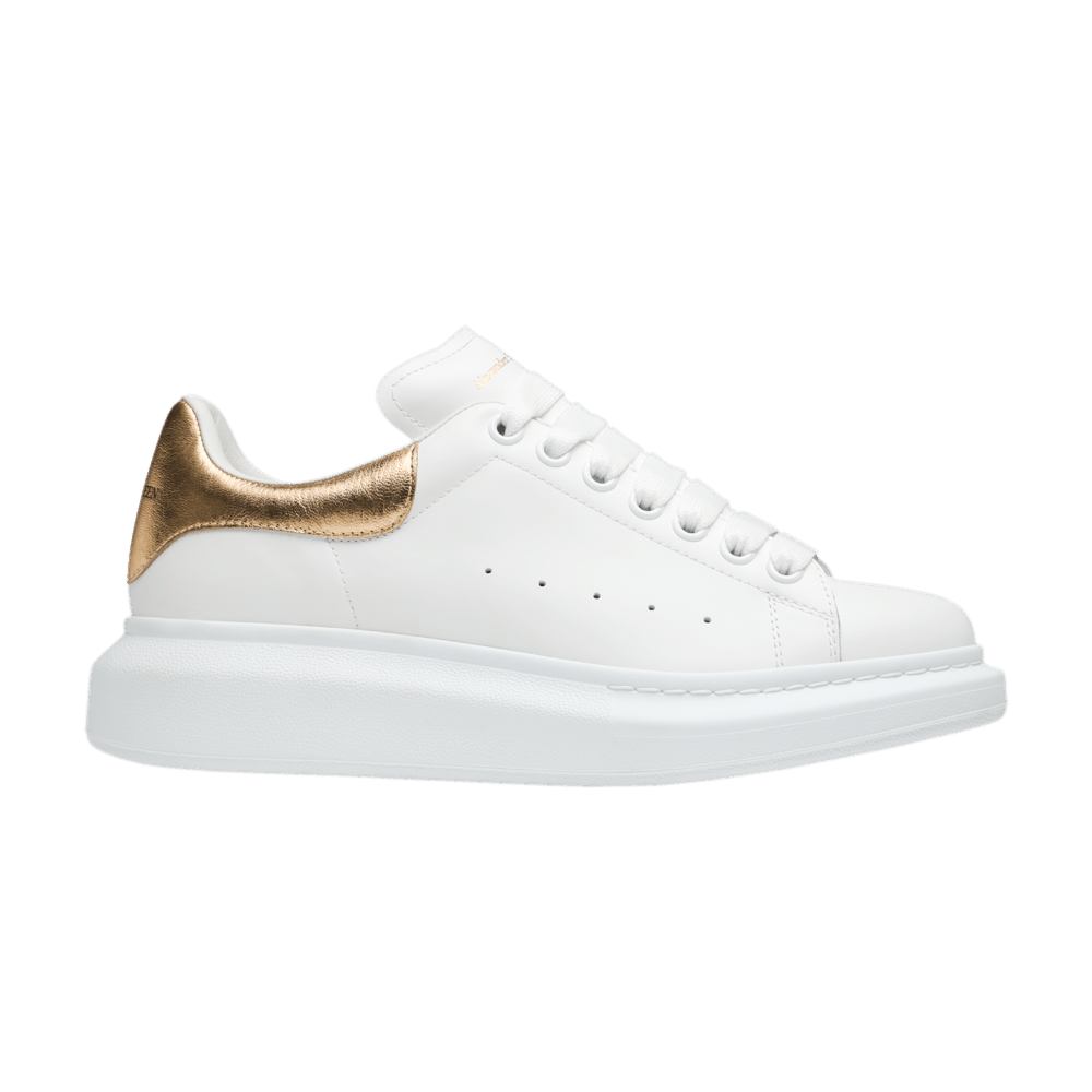 White and gold alexander mcqueen cheap