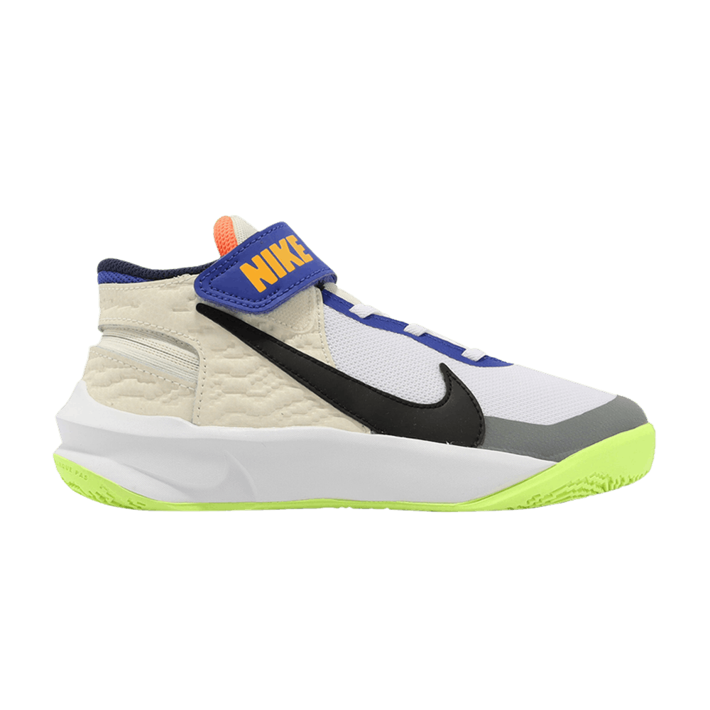 Buy Nike Team Hustle D 10 FlyEase PS 'White Multi-Color' - FB1881