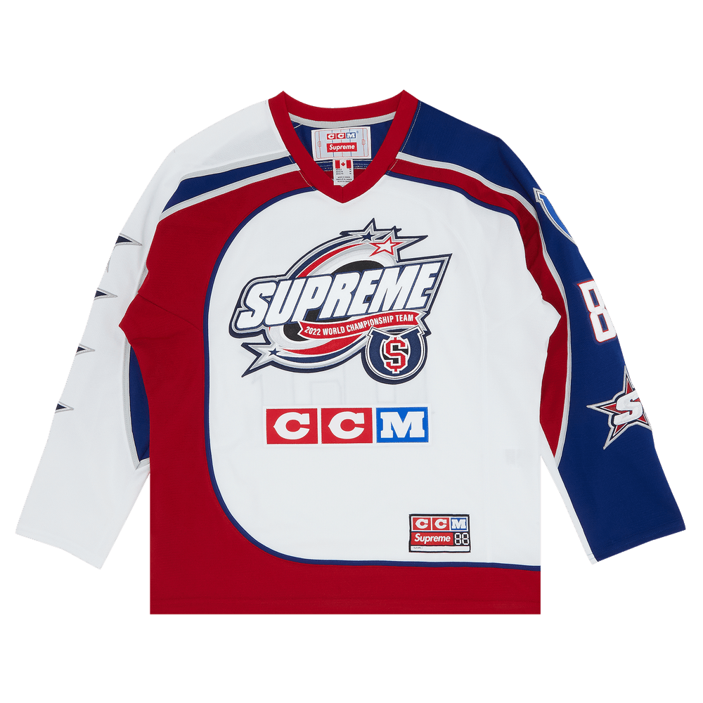 NEW COLUMBUS COTTONMOUTHS SPHL REPLICA WHITE HOCKEY GAME JERSEY