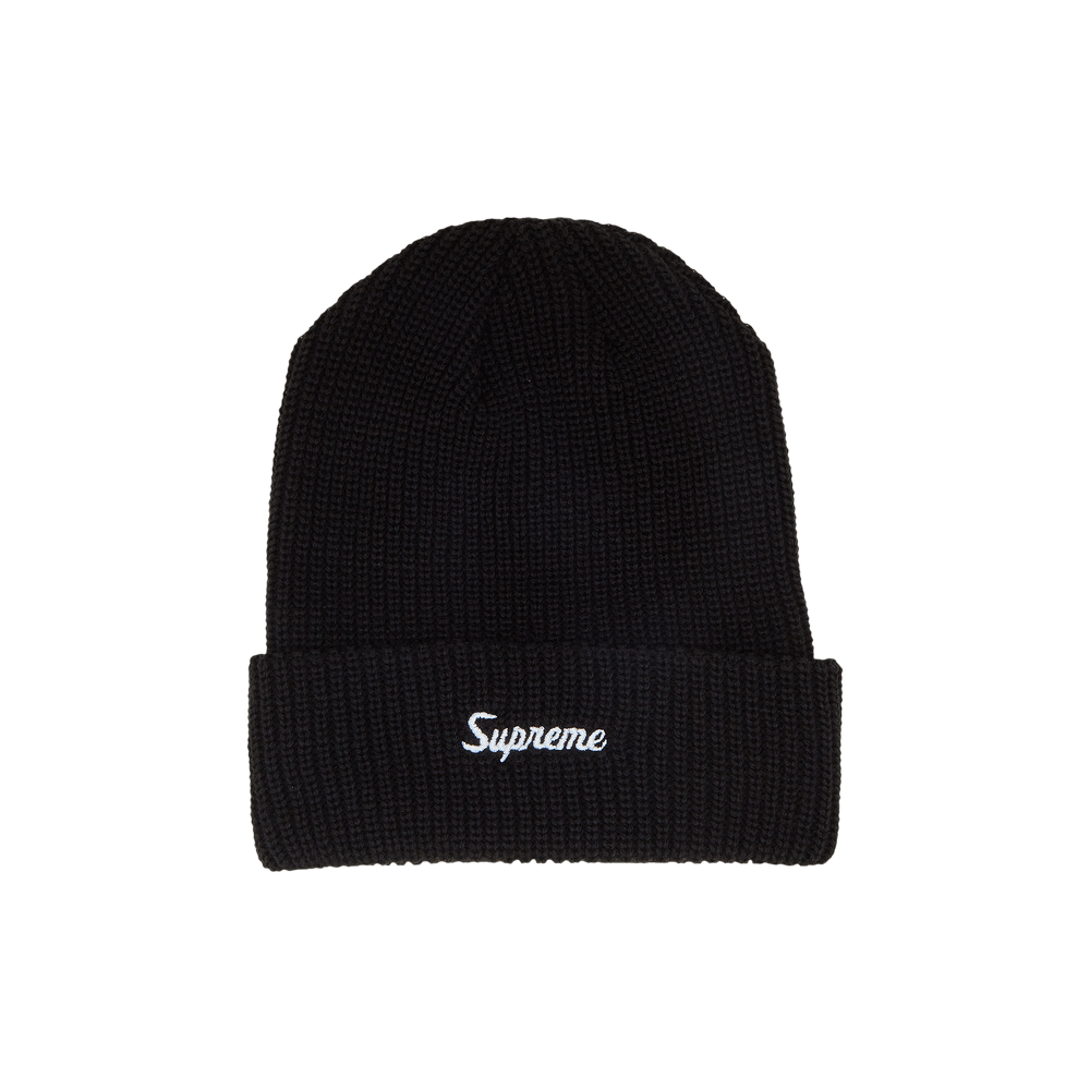 Supreme Loose Gauge Beanie 'Black'