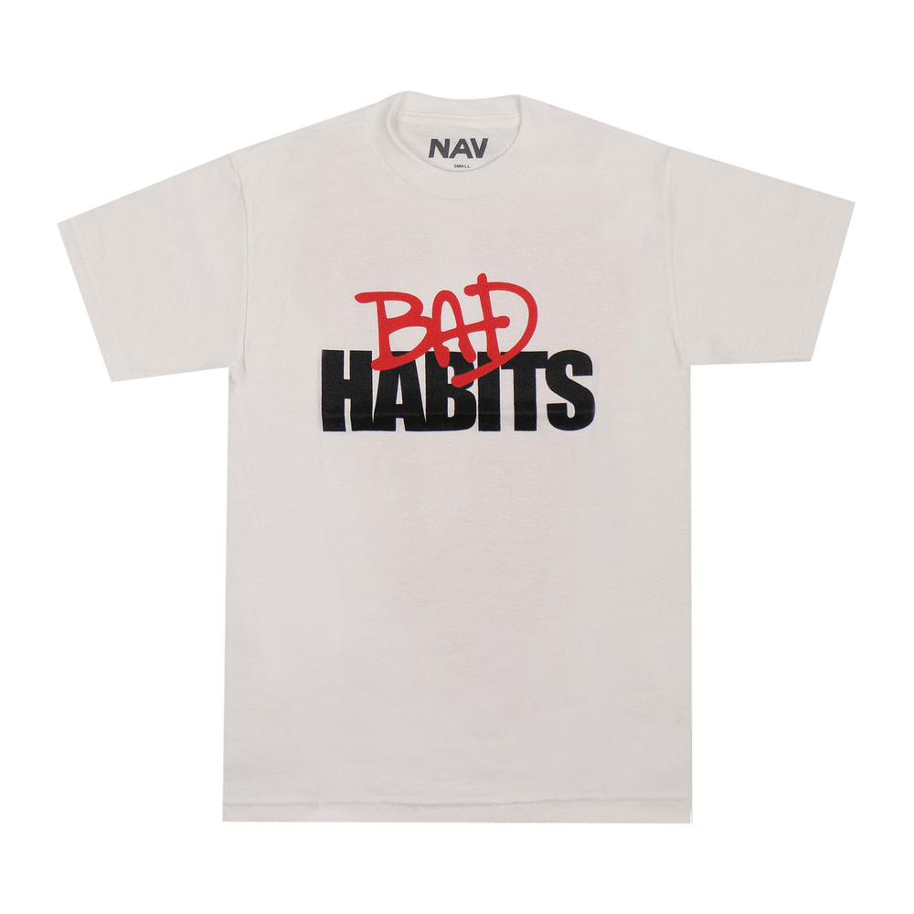 Buy Vlone x Nav Bad Habits Drip Short-Sleeve T-Shirt 'White