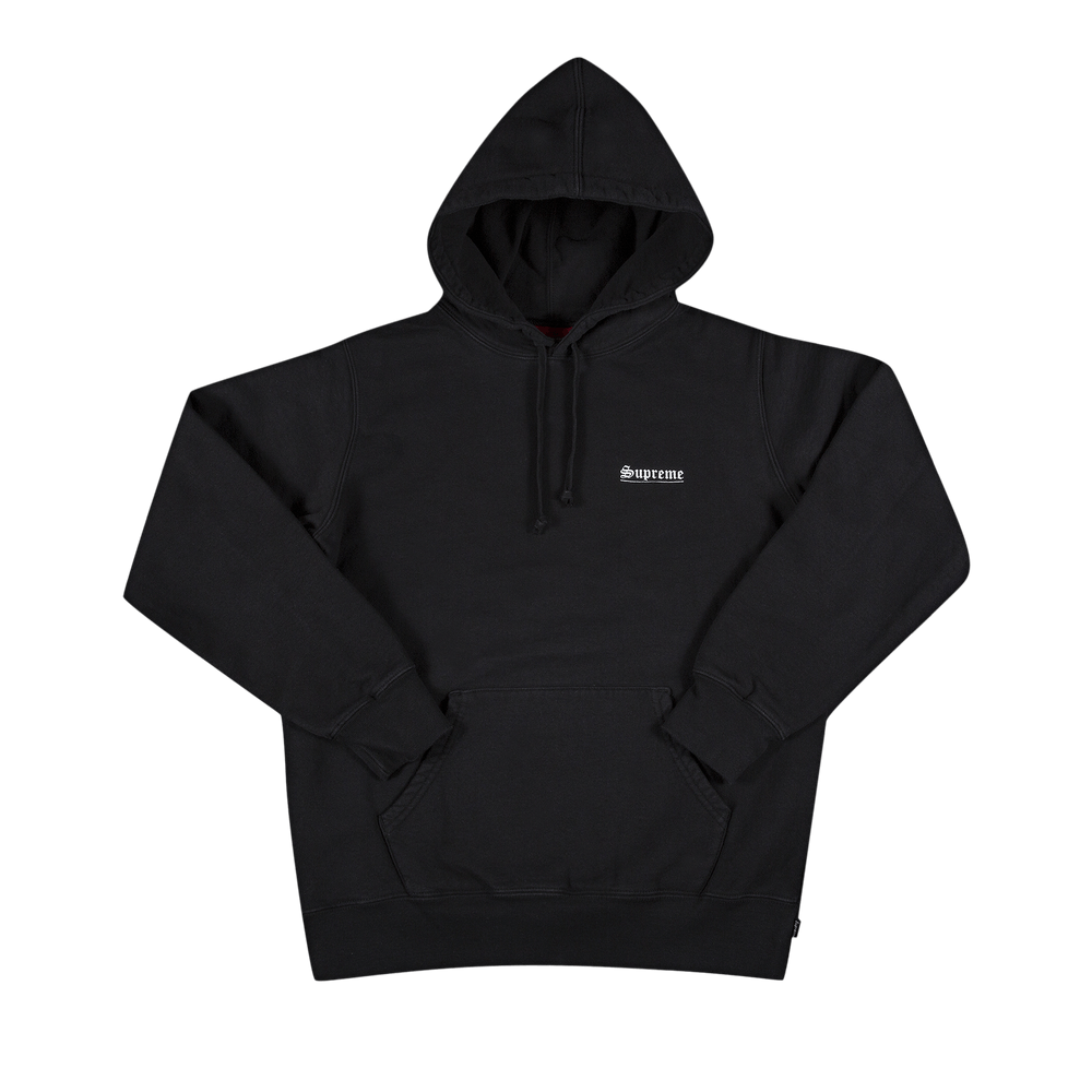 Buy Supreme Mary Hooded Sweatshirt 'Black' - SS20SW2 BLACK | GOAT