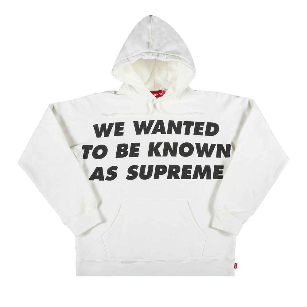 Buy Supreme Known As Hooded Sweatshirt 'White' - SS20SW41 WHITE | GOAT