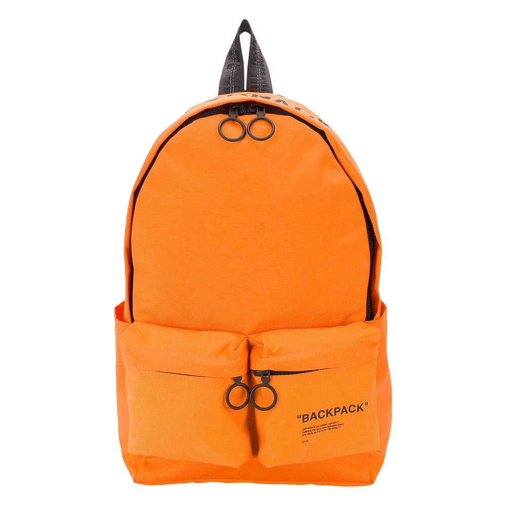 Buy Off White Quote Backpack Orange Black OMNB003R205210381910 GOAT