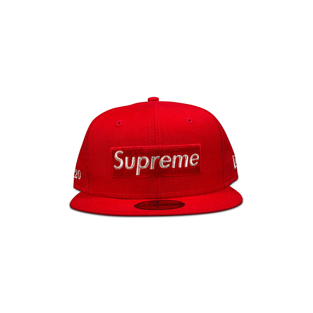 Buy Supreme $1M Metallic Box Logo New Era 'Red' - SS20H21 RED | GOAT