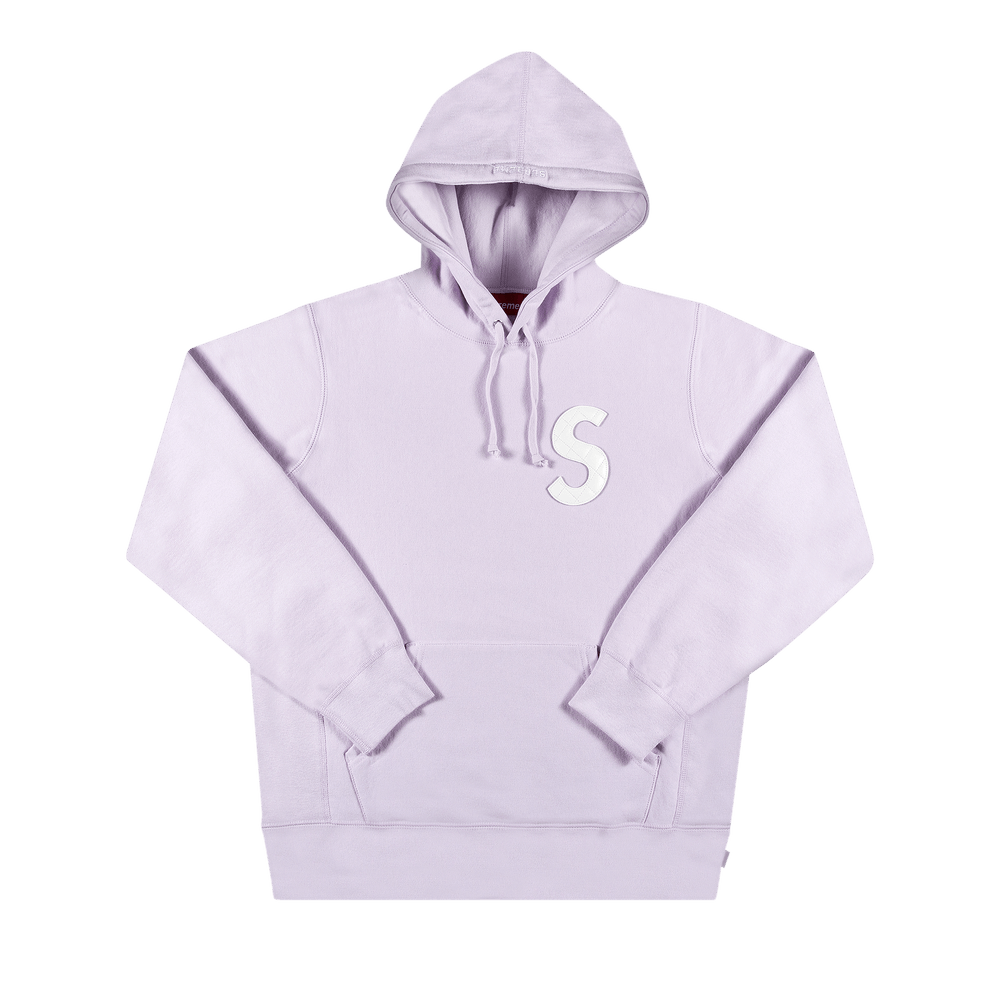 Buy Supreme S Logo Hooded Sweatshirt 'Light Purple' - SS20SW23
