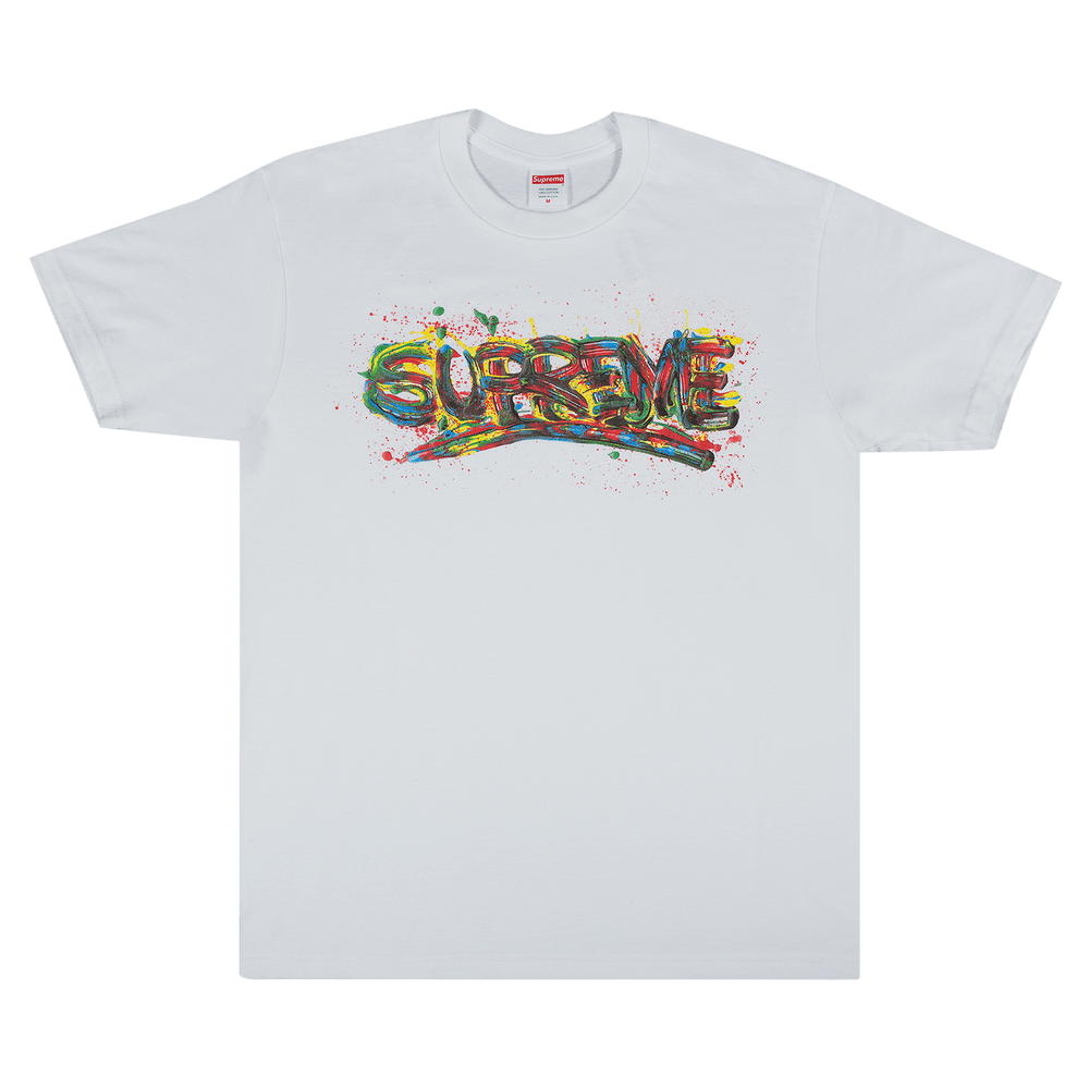 被り心地最高 Supreme s/s tee- 20ss/Painted Paint Logo Supreme ...