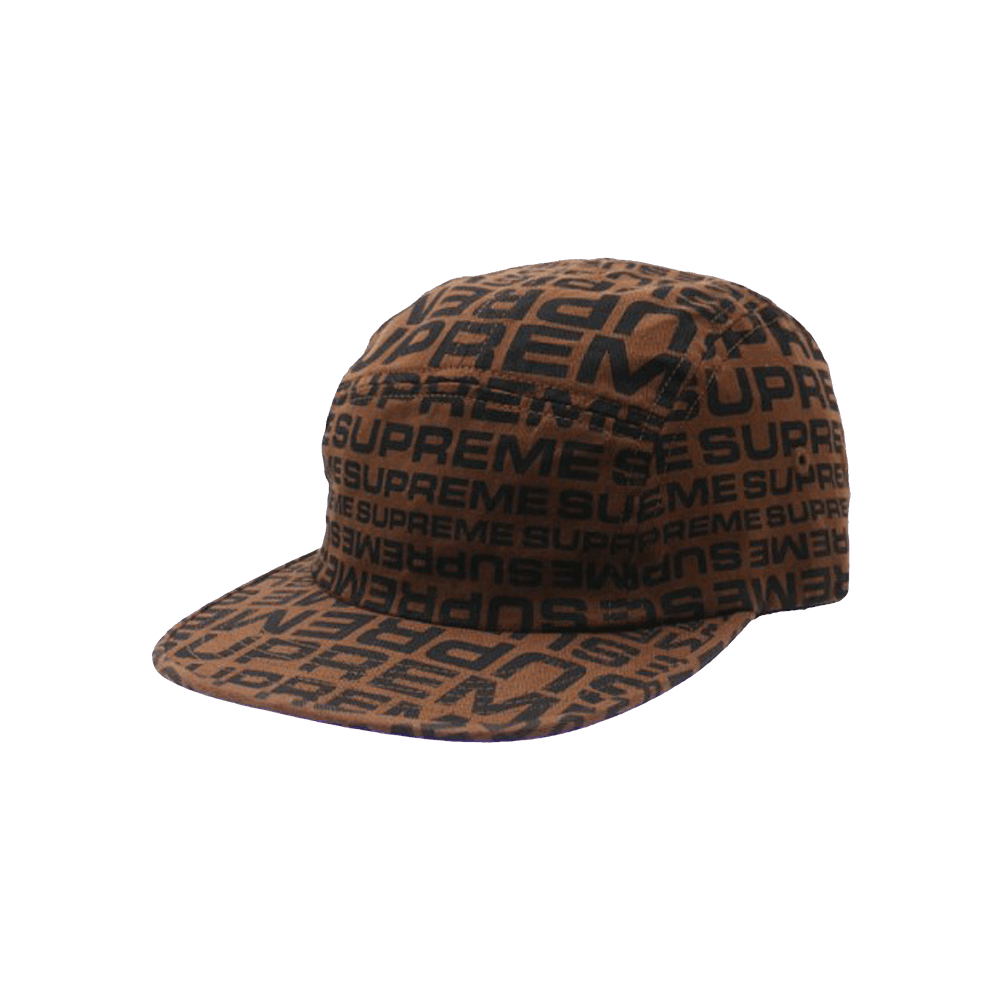 Buy Supreme Repeater Camp Cap 'Brown' - SS18H97 BROWN | GOAT
