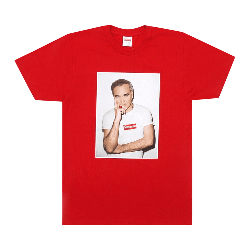 Supreme Morrissey Tee NAVY M 16SS 半タグ付き Supreme Tee Morrissey