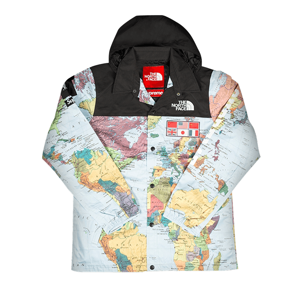 Buy Supreme x The North Face Expedition Coaches Jacket 'Map 