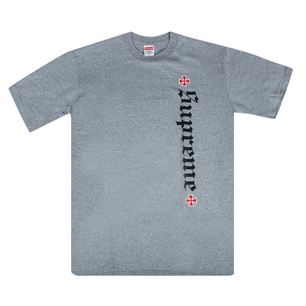 Supreme USA製 Independent Tシャツ G09 Buy Supreme Independent Old English Tee 'Heather Grey' - FW17T5