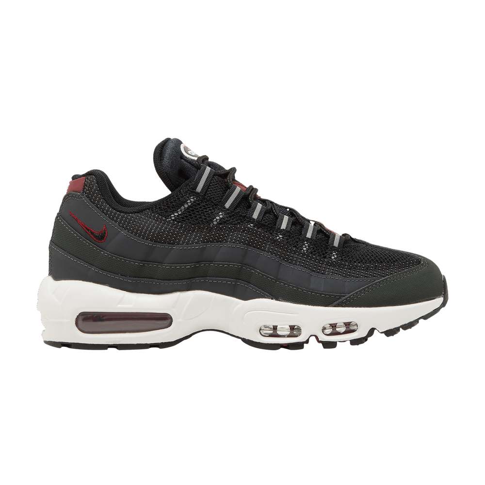 Nike 95 grey deals and red