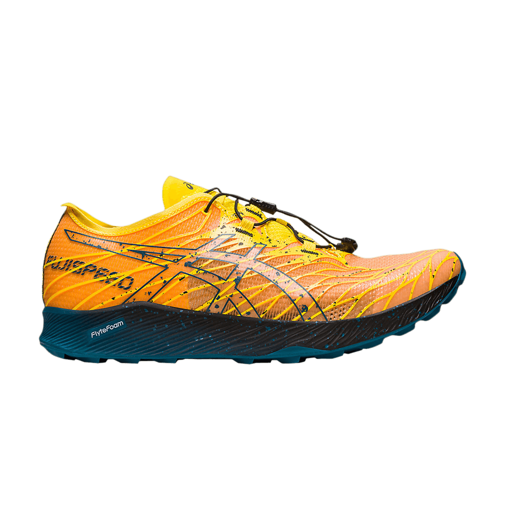Asics Fuji Speed Golden Yellow Ink Teal