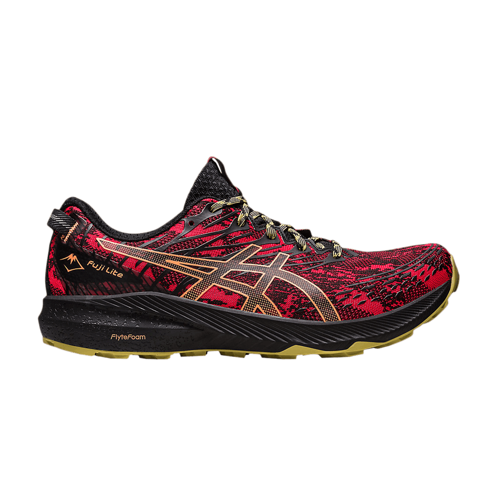 Asics Fuji Lite 3 Electric Red Black