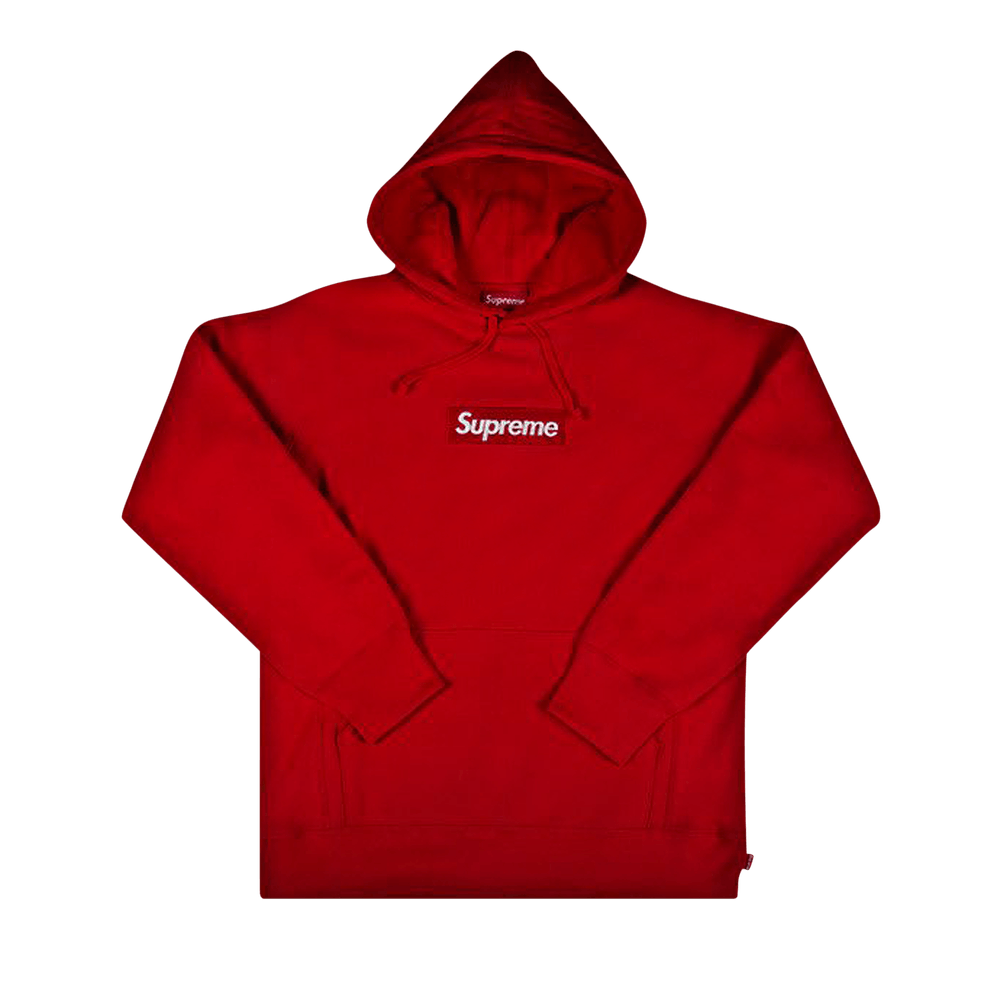 supreme red hoodie