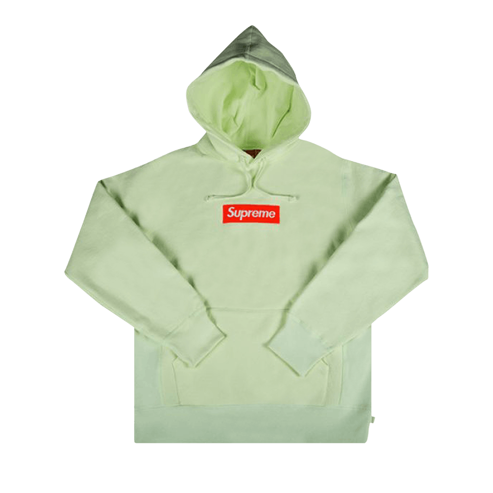 Supreme Box Logo Hooded Sweatshirt 'Pale Lime'