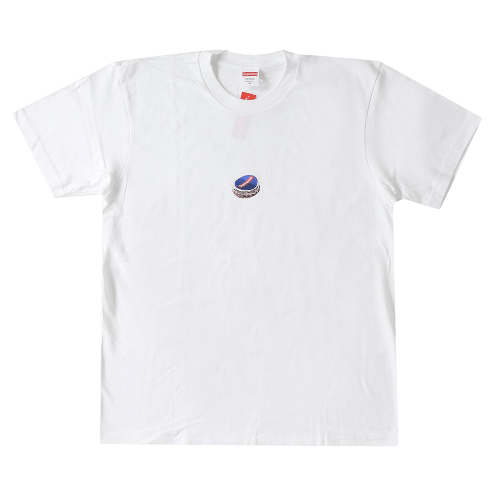 Size xl Supreme Bottle Cap Tee White