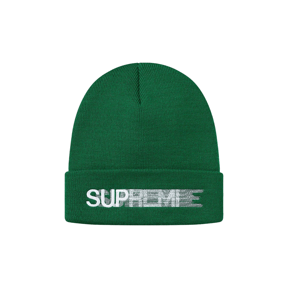 Supreme Motion Logo Beanie 'Green'