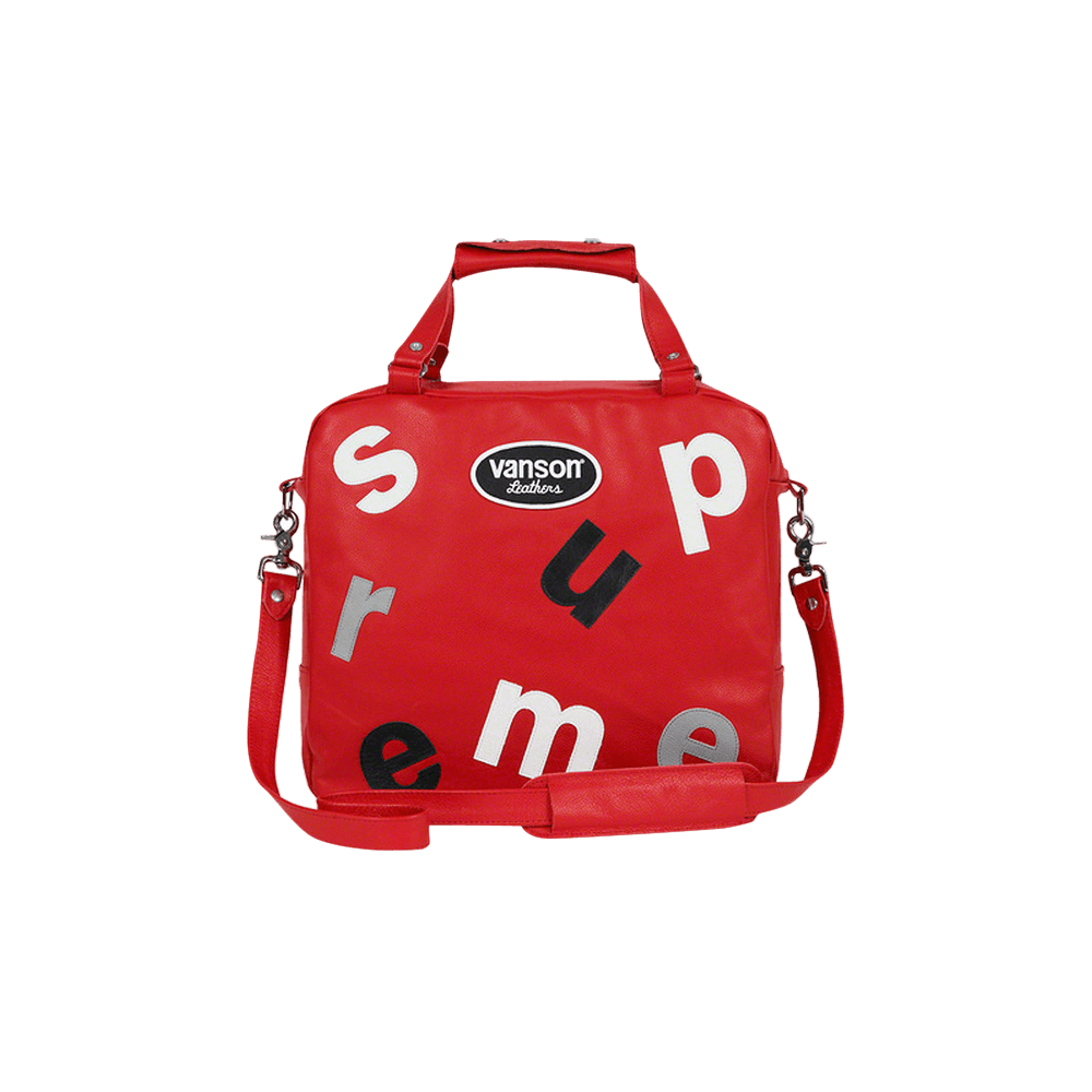 Buy Supreme x Vanson Leathers Letters Bag 'Red' - SS20B20