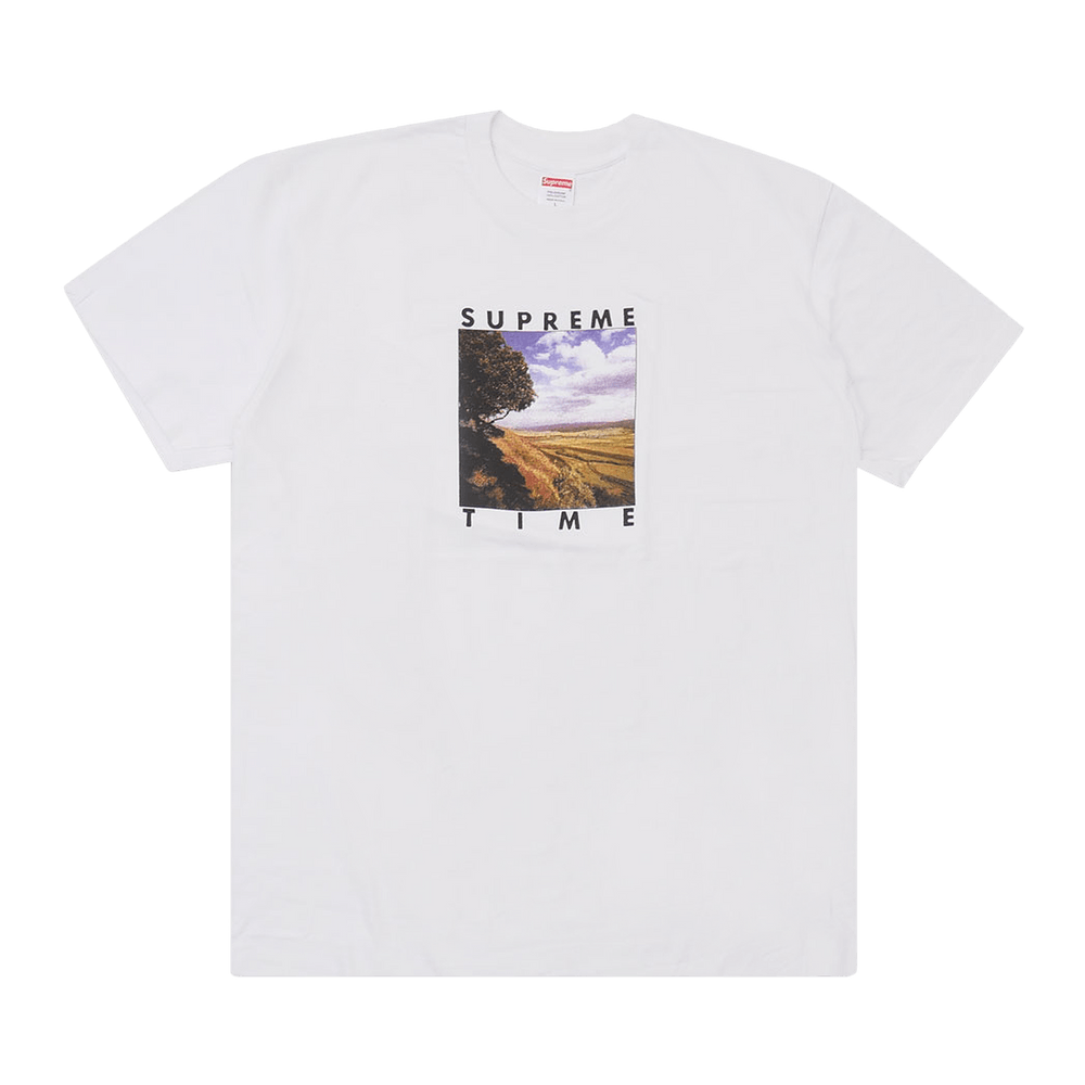 Supreme time tee white shop