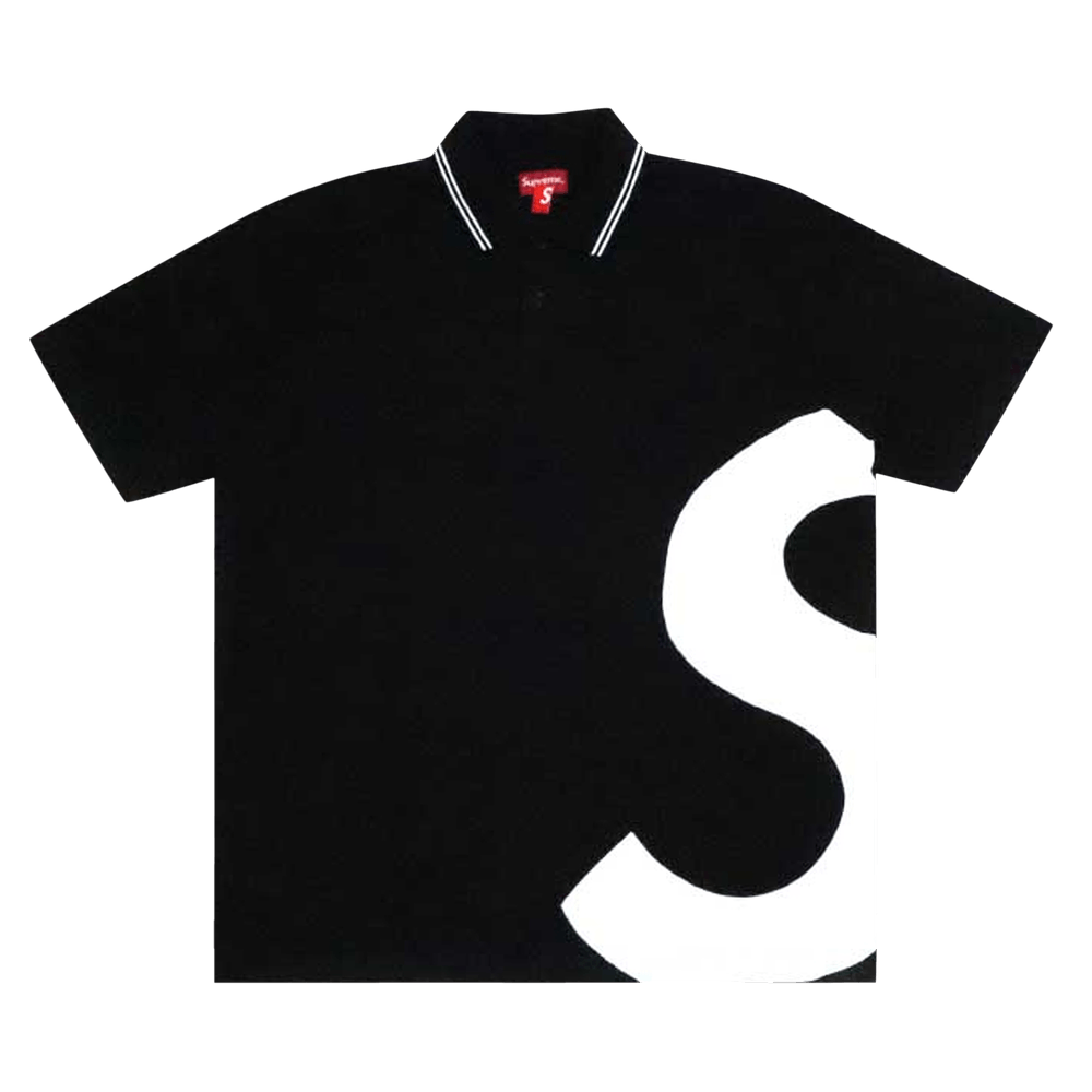 Buy Supreme S Logo Polo 'Black' - SS19KN61 BLACK | GOAT