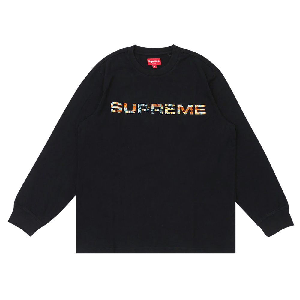 Supreme ブラック ロゴ　ロングTシャツ Supreme シュプリーム 2024AW Small Box L/S Tee スモール