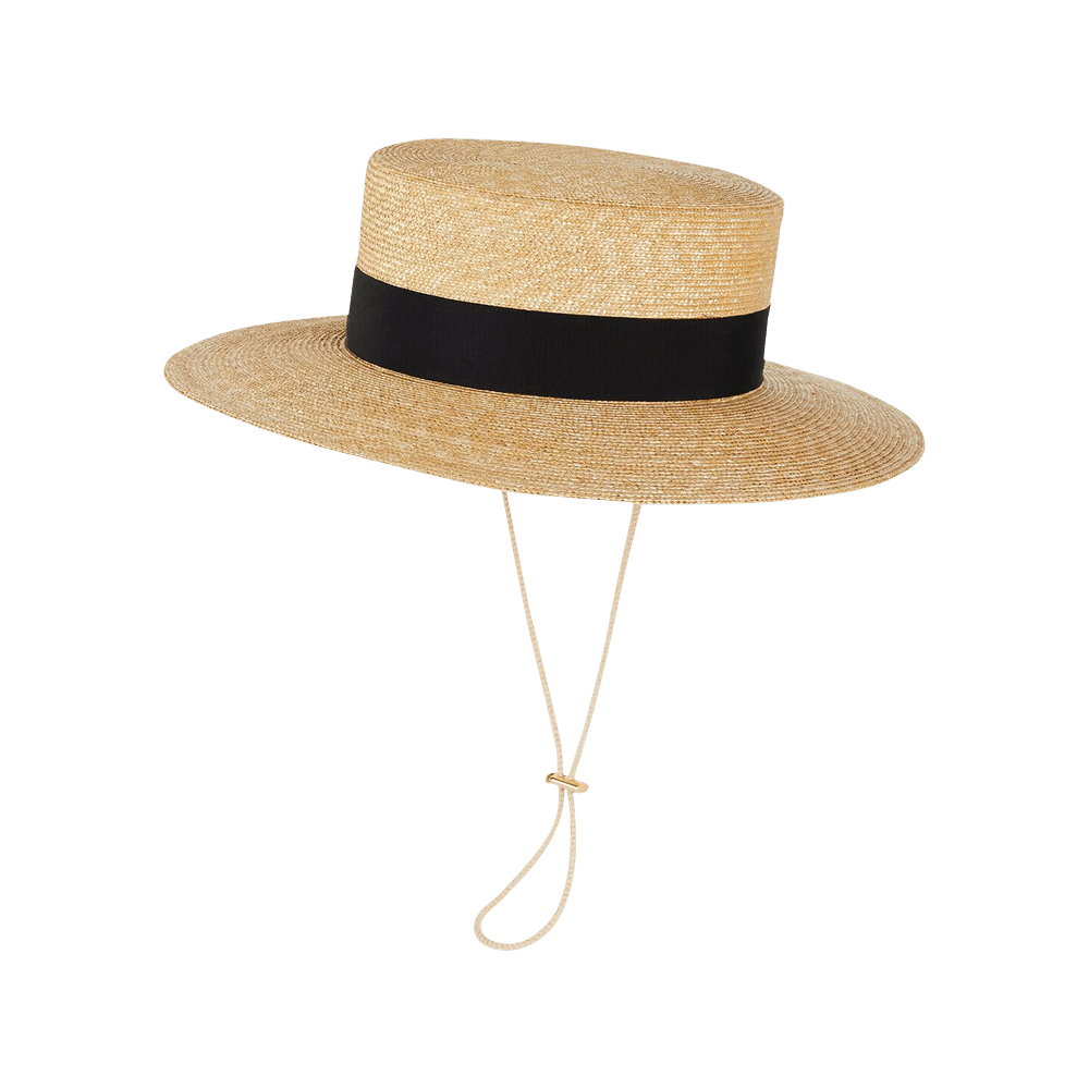 Gucci GG Straw Baseball Cap - Neutrals Hats, Accessories