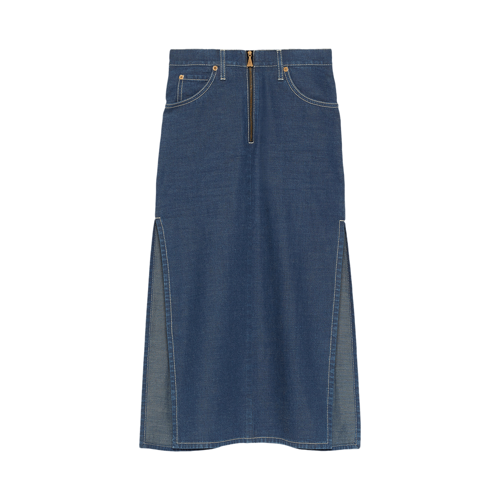 Buy Gucci Denim Skirt 'Blue' - 708851 XDB3L 4011 | GOAT
