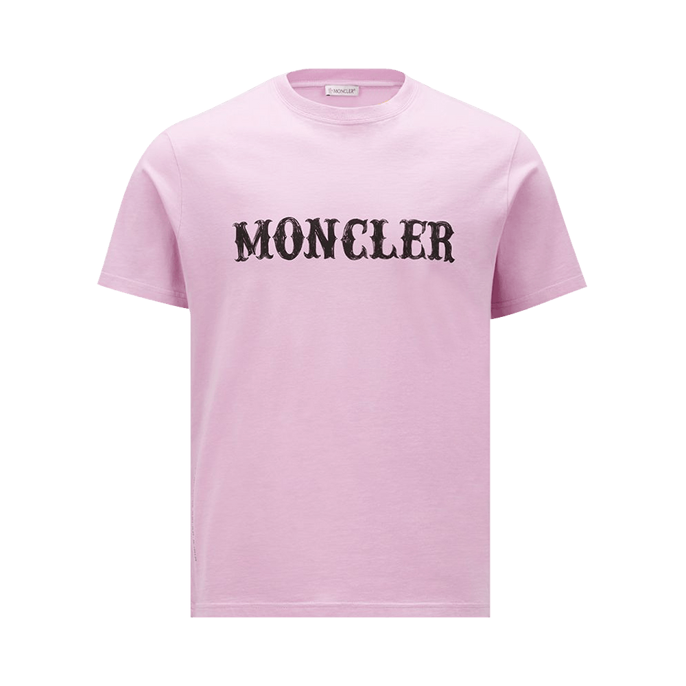 MONCLER ピンク Tシャツ XS MONCLER モンクレール Tシャツ レディース 半袖 カットソー