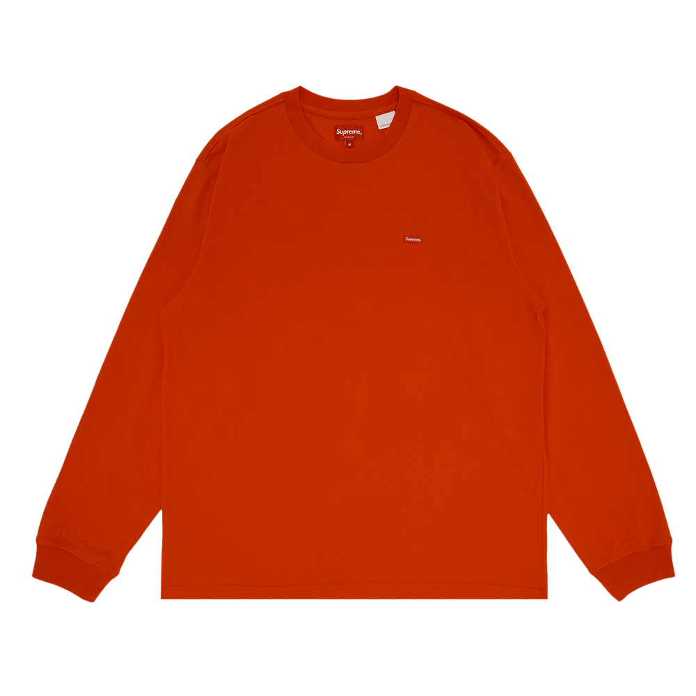 Supreme Orange Box Logo Long Sleeve T Shirt - Oliver's Archive