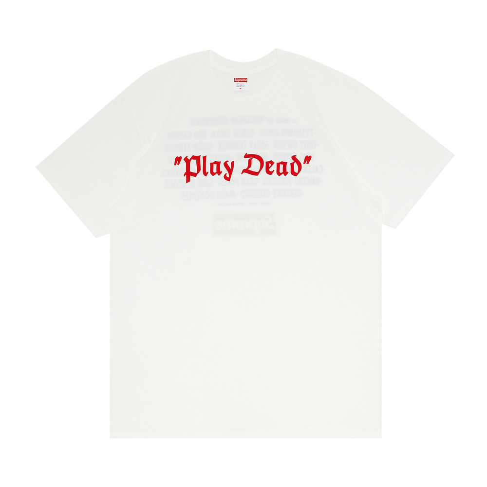 Supreme Play Dead Tee 'White'