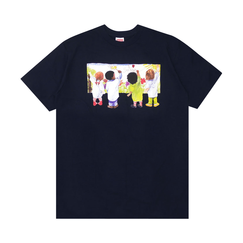 Buy Supreme Kids Tee 'Navy' - SS19T31 NAVY | GOAT