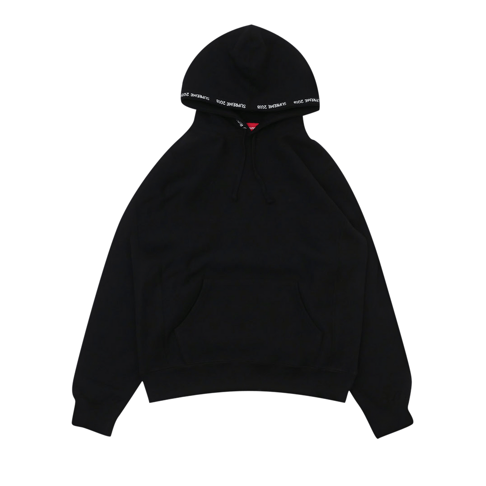 SUPREME BEADED HOODED SWEATSHIRT BLACK SS22 - Multi Check Shirt