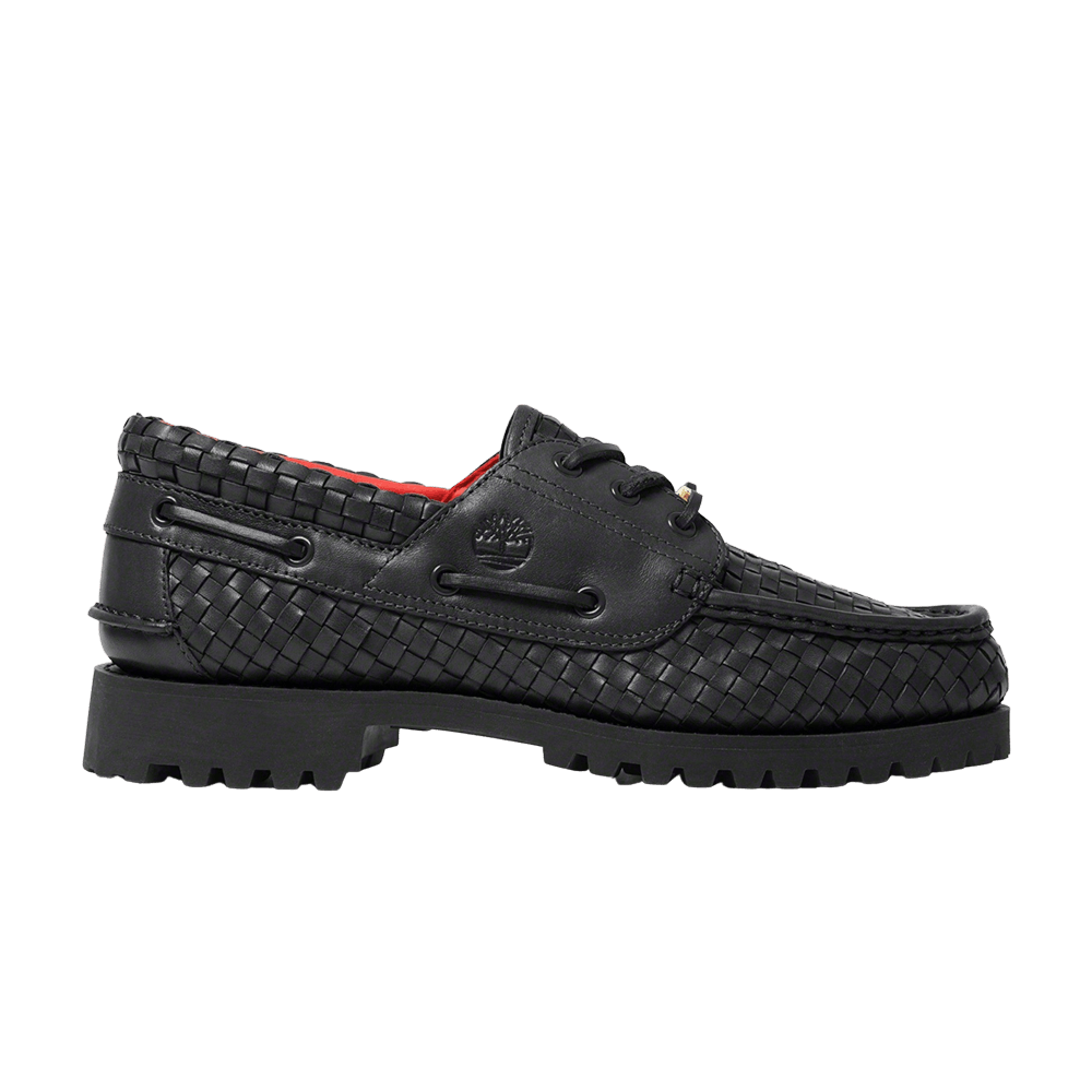 【Timberland】3EYE CLASSIC LUG BLACK ovy Timberland Authentics 3 Eye Classic Lug Black Casual Shoes