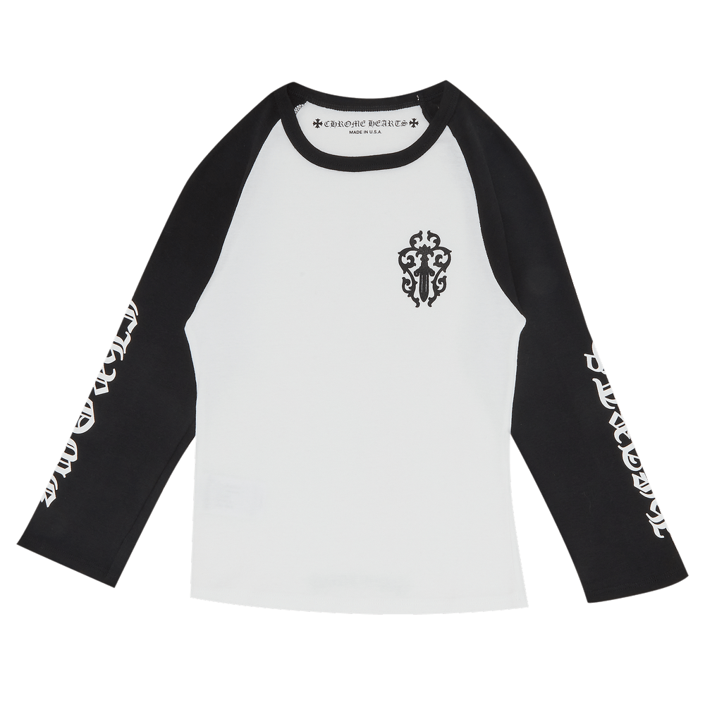 Buy Chrome Hearts Dagger Long-Sleeve Baseball 3/4 Shirt