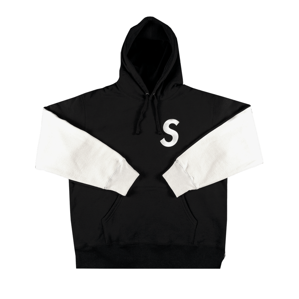Buy Supreme S Logo Split Hooded Sweatshirt 'Black' - FW21SW14