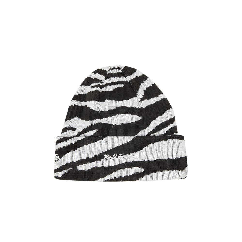 Supreme x New Era Box Logo Beanie 'Zebra'