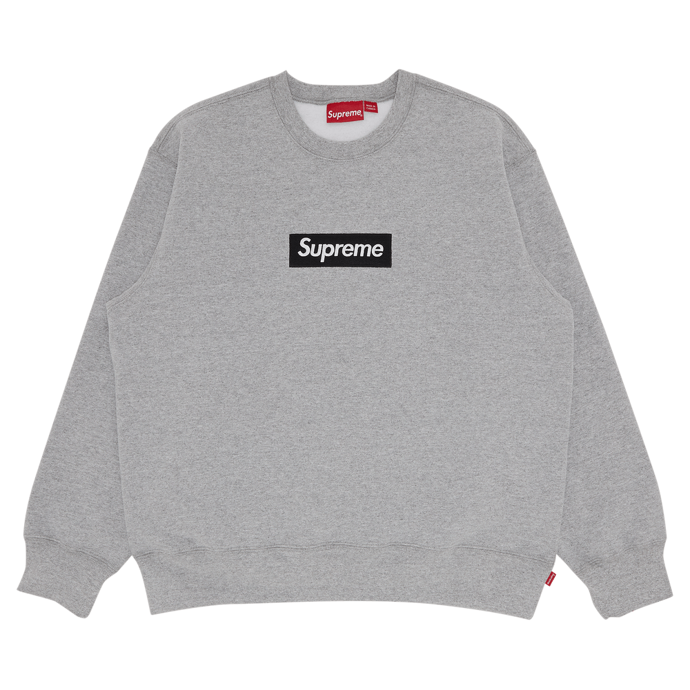 Size xxl Supreme Box Logo Crewneck 'Heather Grey'