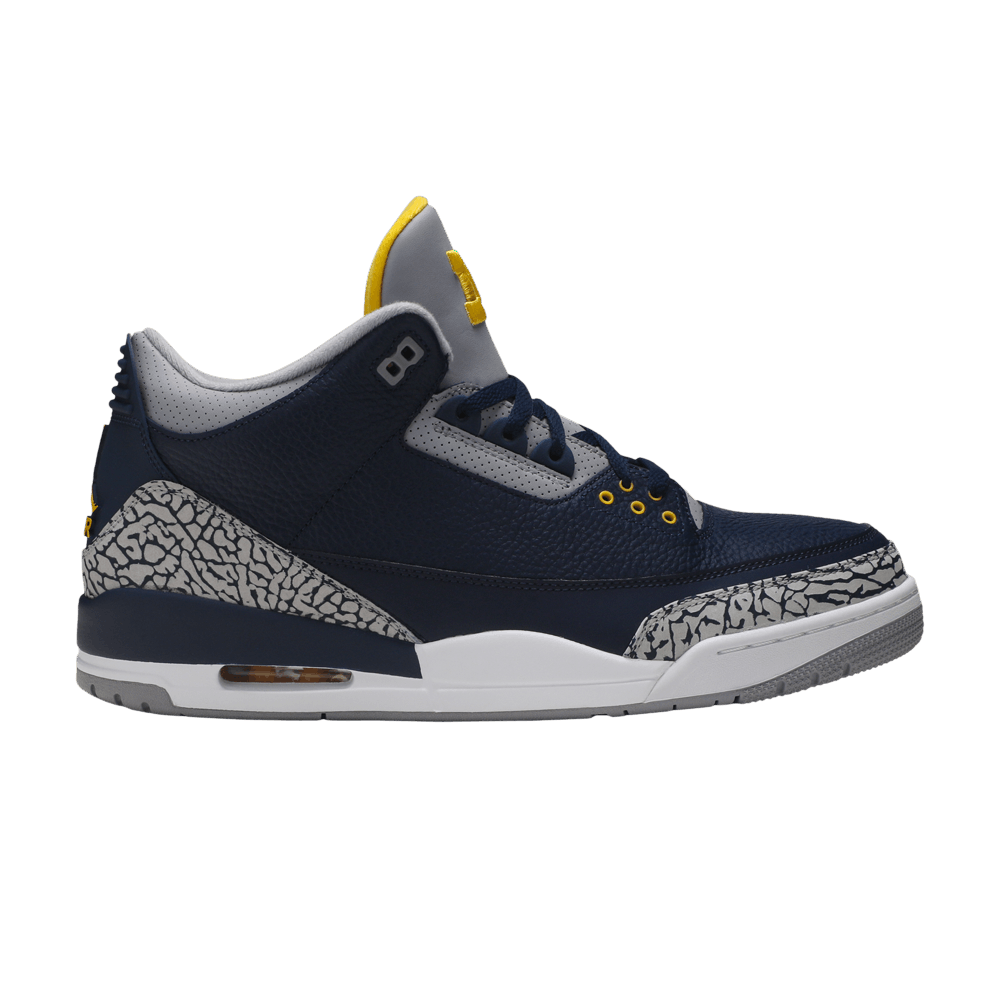 Buy Air Jordan 3 Retro Michigan Wolverines PE AJ3 820064 GOAT UK