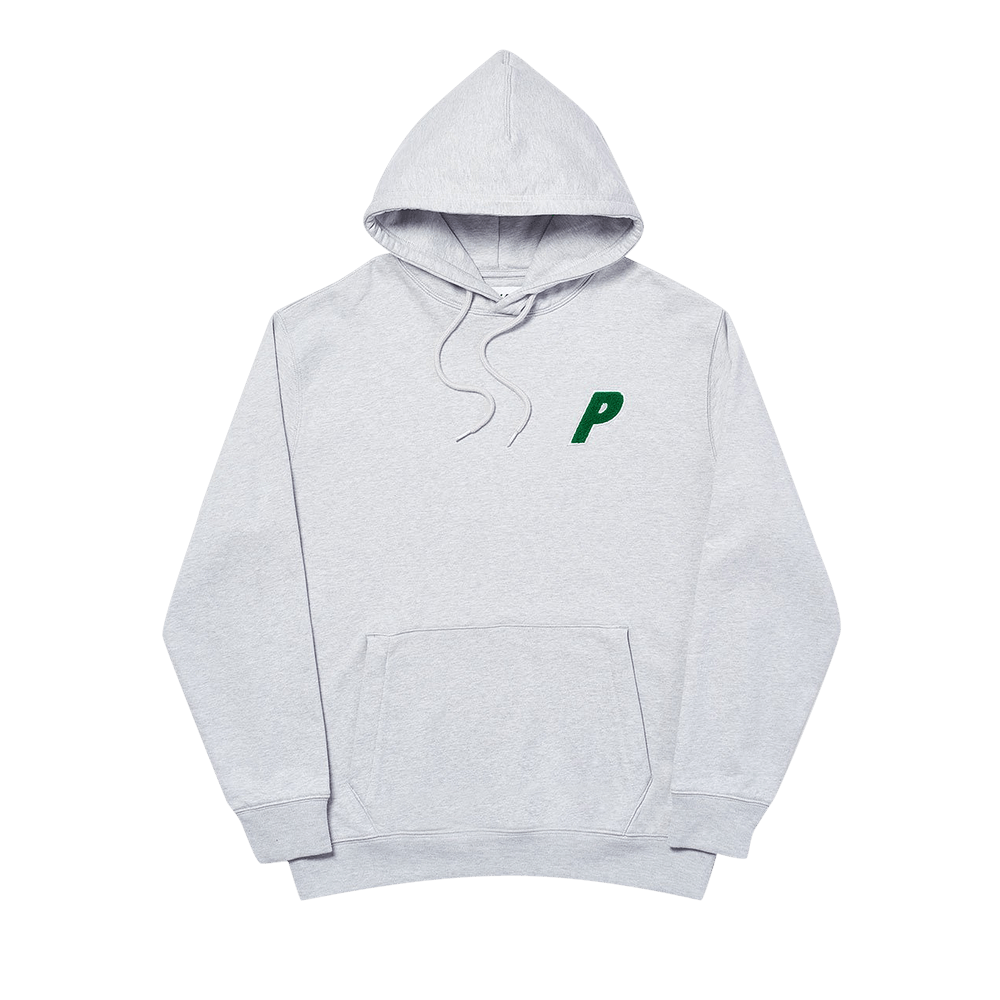 Buy Palace Tri-Chenille Hood 'Grey Marl' - P18CS140 | GOAT