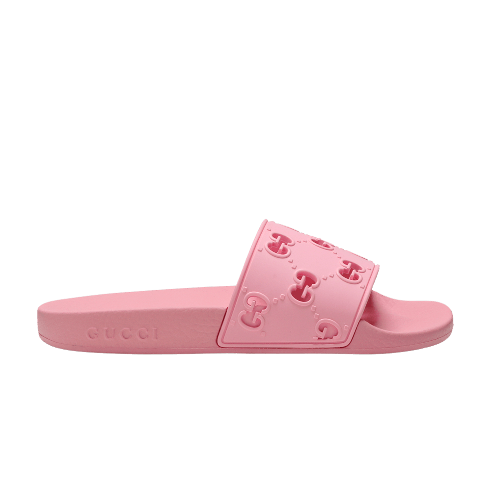 Gucci Wmns GG Slide Rubber 'Pink' | GOAT