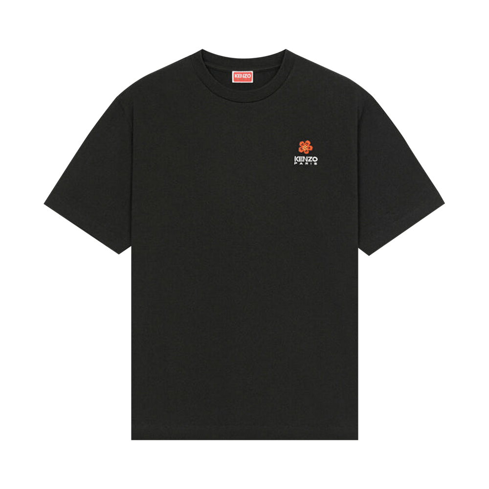 Buy Kenzo Boke Flower Crest T-Shirt 'Black' - FC65TS4124SG