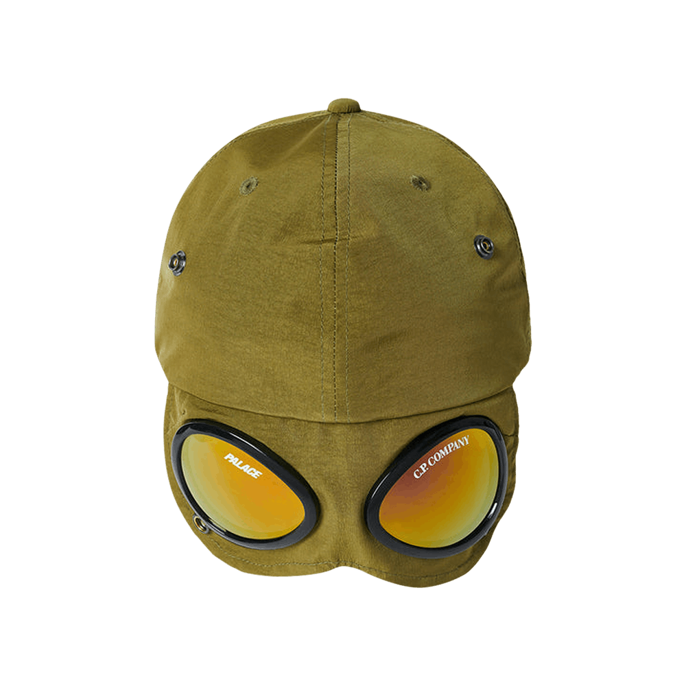 Palace C.p. Company Peak Goggle Beanie Olive - Palace C.P.