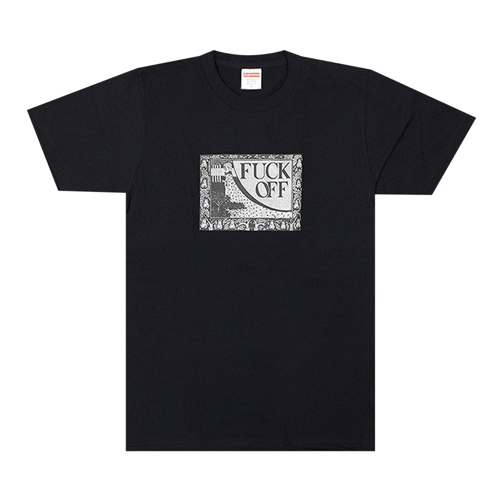 Buy Supreme Fuck Off Tee 'Black' - SS16T4 BLACK | GOAT