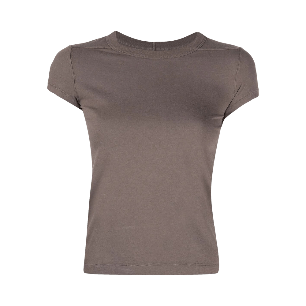 【正規店出品】RICK OWENS RP01B4235 JS CROPPED LEVEL T-SHIRT RICK OWENS CROPPED LEVEL T-SHIRT DUST SS22 | DOSHABURI