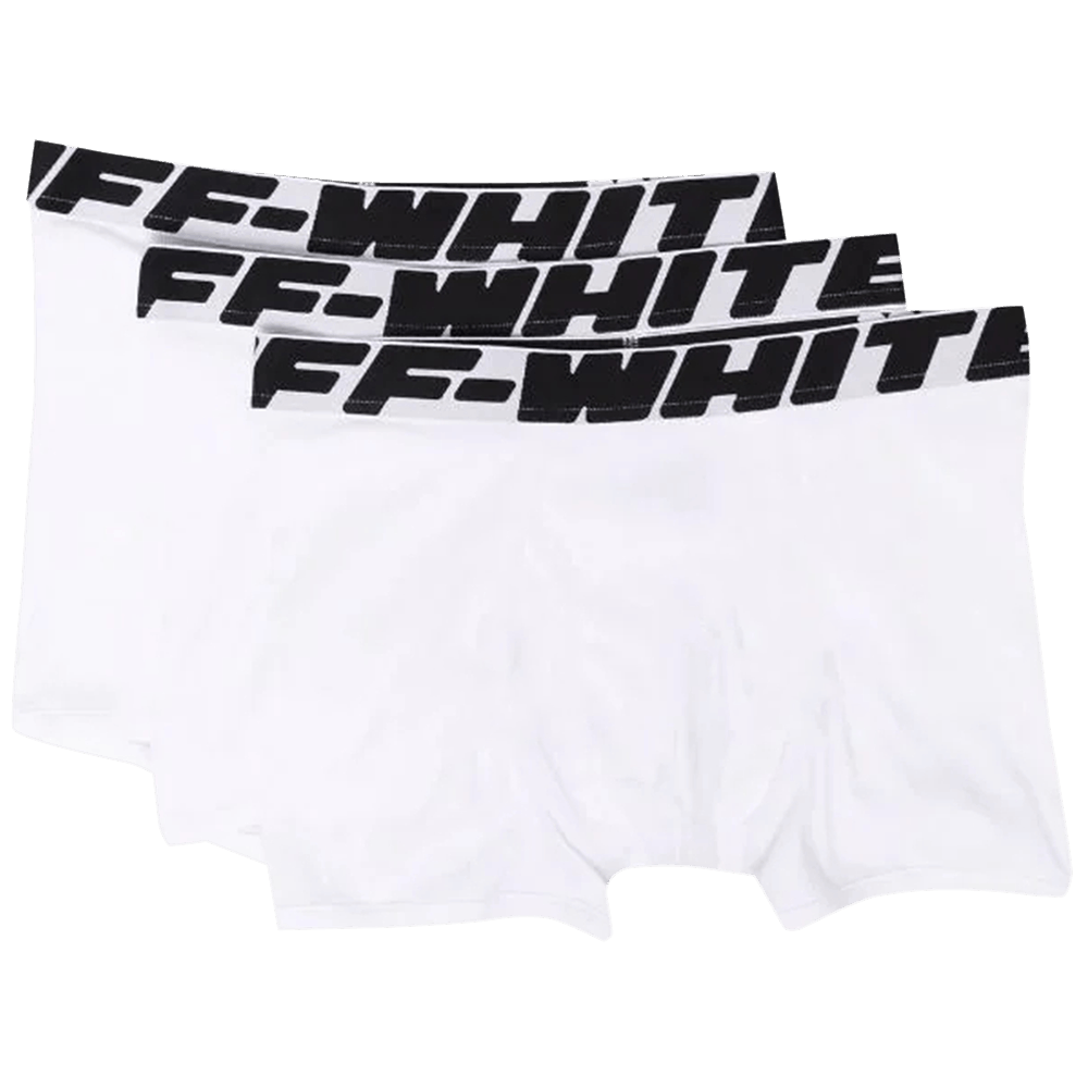 Off-white Off White Classic Industrial Tri Pack Boxer Shorts In  Multi-colored