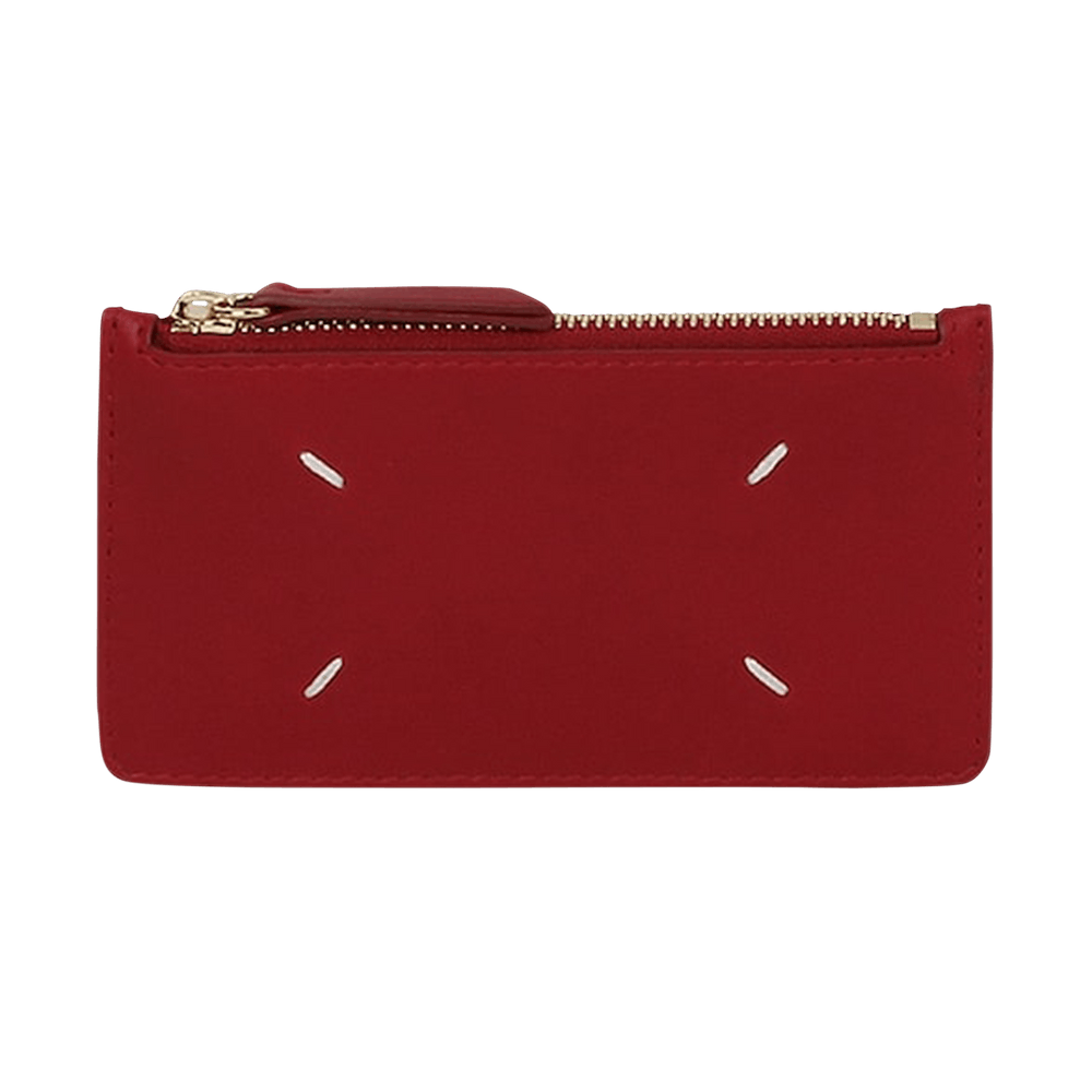 Buy Maison Margiela Zip Card Holder 'Red' - S56UI0143 P4985 Buy Maison Margiela Zip Card Holder 'Red' - S56UI0143 P4985