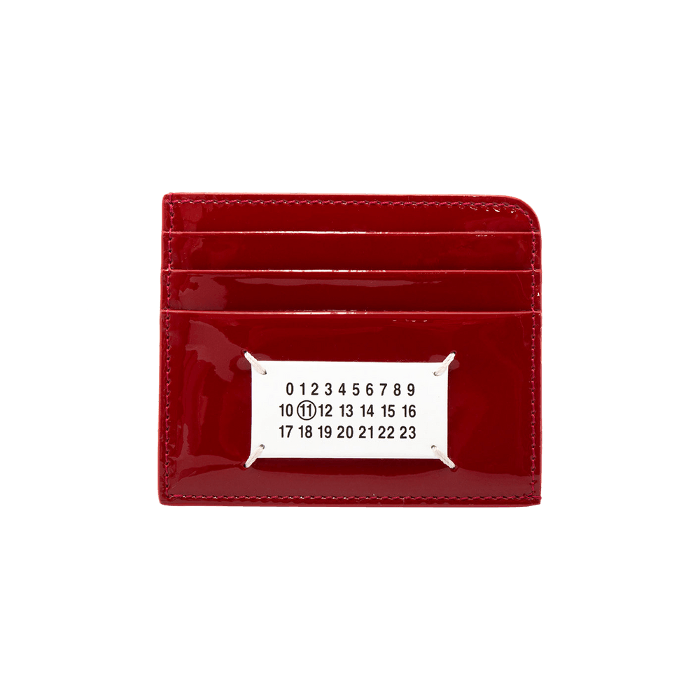 Buy Maison Margiela Patent Card Holder 'Red' - S56UI0140 P4986