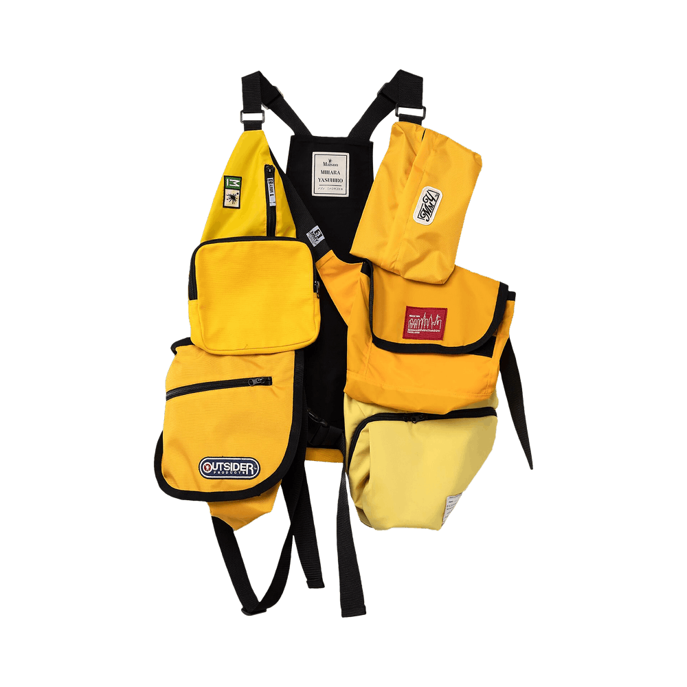 Buy Maison Mihara Yasuhiro Bag Vest 'Yellow' - A10VT052 YELL