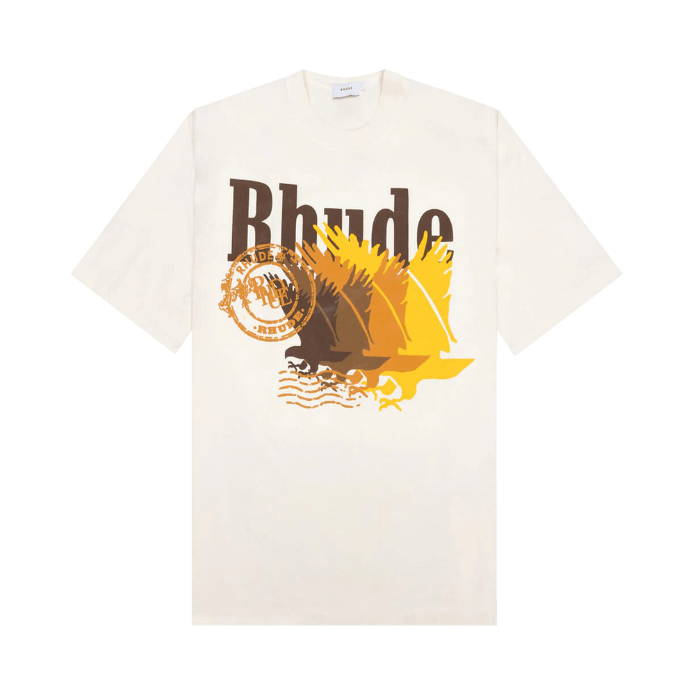 Buy Rhude Hopps Tee 'White' - FW22TT190126110611 - White 